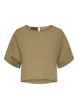 Pieces Koszulka w kolorze khaki ze sklepu Limango Polska w kategorii Bluzki damskie - zdjęcie 173649556
