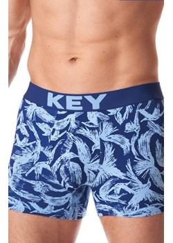 Key niebieskie bokserki we wzory, Kolor niebieski-wzór, Rozmiar L, Key ze sklepu Primodo w kategorii Majtki męskie - zdjęcie 173649895