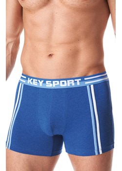 Key sportowe bokserki z lampasem niebieskie, Kolor niebieski, Rozmiar L, Key ze sklepu Primodo w kategorii Majtki męskie - zdjęcie 173649905