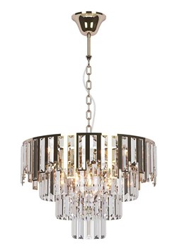 Złoty kryształowy żyrandol glamour - S878-Tierse - id: 26350 - marki Lumes - 173652249 Złoty kryształowy żyrandol glamour - S878-Tierse ze sklepu Edinos.pl w kategorii Lampy wiszące - zdjęcie 173652249
