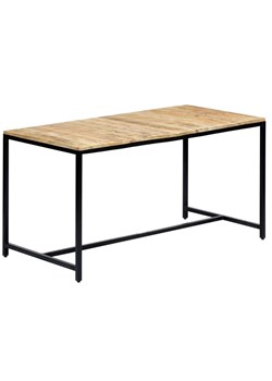 Stół industrialny z drewna mango Avis 2X – jasnobrązowy ze sklepu Edinos.pl w kategorii Stoły - zdjęcie 173652616