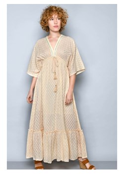 H.H.G. Sukienka w kolorze beżowym ze sklepu Limango Polska w kategorii Sukienki - zdjęcie 173653928