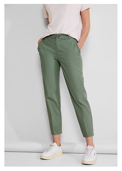 Street One Spodnie chino &quot;Twill&quot; w kolorze zielonym ze sklepu Limango Polska w kategorii Spodnie damskie - zdjęcie 173655366