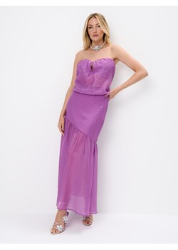 Mohito - Spódnica maxi z lyocellem - fioletowy ze sklepu Mohito w kategorii Spódnice - zdjęcie 173655666