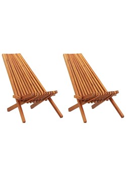 Zestaw drewnianych krzeseł ogrodowych - Derek 3X ze sklepu Edinos.pl w kategorii Kolczyki - zdjęcie 173655998