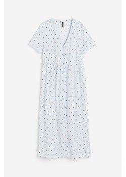 H & M - Sukienka z guzikami z przodu - Niebieski ze sklepu H&M w kategorii Sukienki - zdjęcie 173656786