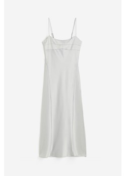 H & M - Satin slip dress - Szary ze sklepu H&M w kategorii Sukienki - zdjęcie 173656806
