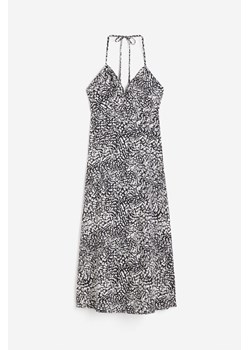 H & M - Bawełniana sukienka z mocowaniem na karku - Czarny ze sklepu H&M w kategorii Sukienki - zdjęcie 173656817