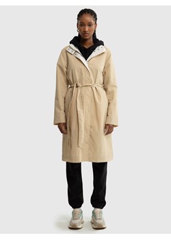 Przejściowy płaszcz damski beżowy Butika 800 ze sklepu Big Star w kategorii Płaszcze damskie - zdjęcie 173657296