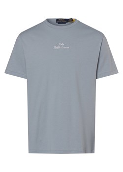 Polo Ralph Lauren T-shirt - klasyczny krój Mężczyźni Bawełna jasnoniebieski jednolity ze sklepu vangraaf w kategorii T-shirty męskie - zdjęcie 173657729
