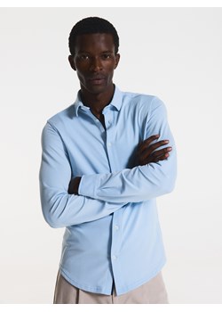 Reserved - Koszula slim fit w paski - jasnoniebieski ze sklepu Reserved w kategorii Koszule męskie - zdjęcie 173659505