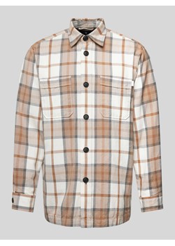 Kurtka koszulowa z kieszenią na piersi model ‘Karter’ ze sklepu Peek&Cloppenburg  w kategorii Kurtki męskie - zdjęcie 173660316