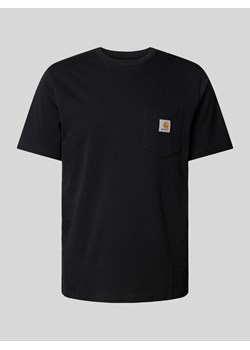 T-shirt z naszywką z logo model ‘POCKET’ ze sklepu Peek&Cloppenburg  w kategorii T-shirty męskie - zdjęcie 173660385