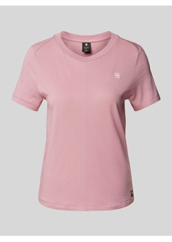 T-shirt z detalami z logo model ‘Front seam’ ze sklepu Peek&Cloppenburg  w kategorii Bluzki damskie - zdjęcie 173660469