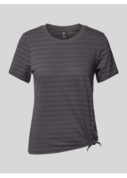 T-shirt o kroju regular fit z wiązanym detalem ze sklepu Peek&Cloppenburg  w kategorii Bluzki damskie - zdjęcie 173660495