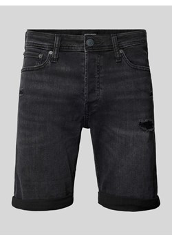 Szorty jeansowe o kroju regular fit z 5 kieszeniami model ‘RICK’ ze sklepu Peek&Cloppenburg  w kategorii Spodenki męskie - zdjęcie 173660545