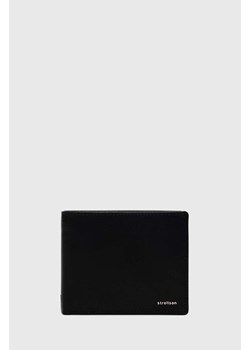 Strellson portfel skórzany męski kolor czarny ze sklepu ANSWEAR.com w kategorii Portfele męskie - zdjęcie 173662075