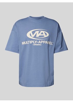T-shirt o kroju oversized z nadrukiem z logo ze sklepu Peek&Cloppenburg  w kategorii T-shirty męskie - zdjęcie 173662219