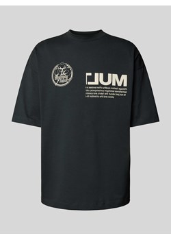 T-shirt o kroju oversized z nadrukiem z logo ze sklepu Peek&Cloppenburg  w kategorii T-shirty męskie - zdjęcie 173662265