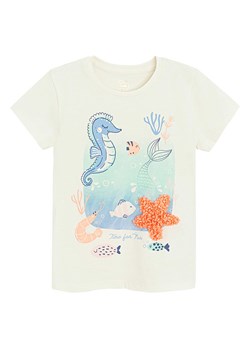 COOL CLUB Koszulka w kolorze białym ze sklepu Limango Polska w kategorii Bluzki dziewczęce - zdjęcie 173663069