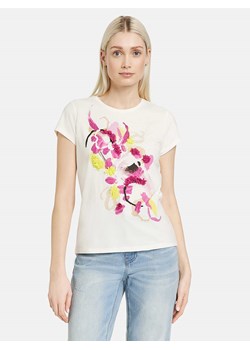 TAIFUN Koszulka w kolorze białym ze sklepu Limango Polska w kategorii Bluzki damskie - zdjęcie 173663757