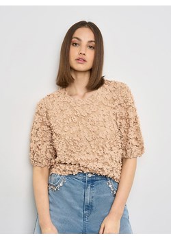 TAIFUN Koszulka w kolorze beżowym ze sklepu Limango Polska w kategorii Bluzki damskie - zdjęcie 173663767