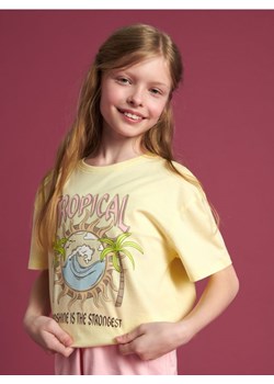 Sinsay - Koszulka - żółty ze sklepu Sinsay w kategorii Bluzki dziewczęce - zdjęcie 173664337