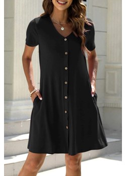 Sukienka NOERFISA BLACK ze sklepu Ivet Shop w kategorii Sukienki - zdjęcie 173664815