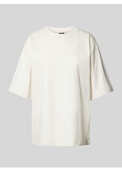 T-shirt o kroju oversized z nadrukiem z logo model ‘Enis’ ze sklepu Peek&Cloppenburg  w kategorii Bluzki damskie - zdjęcie 173665137