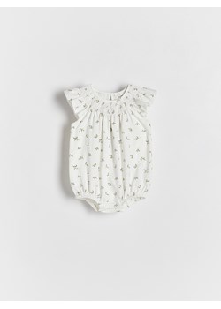 Reserved - Wzorzyste body - złamana biel ze sklepu Reserved w kategorii Body niemowlęce - zdjęcie 173668017