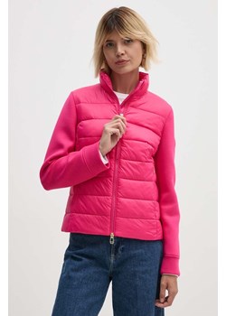 Joop! kurtka damska kolor różowy przejściowa 30042984 ze sklepu ANSWEAR.com w kategorii Kurtki damskie - zdjęcie 173668968