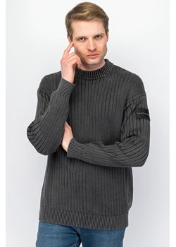 sweter męski calvin klein j30j322455 czarny ze sklepu Royal Shop w kategorii Swetry męskie - zdjęcie 173669545
