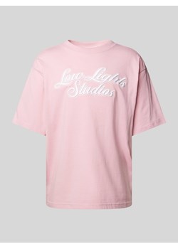 T-shirt o kroju oversized z wyhaftowanym logo model ‘SHUTTER’ ze sklepu Peek&Cloppenburg  w kategorii T-shirty męskie - zdjęcie 173671677