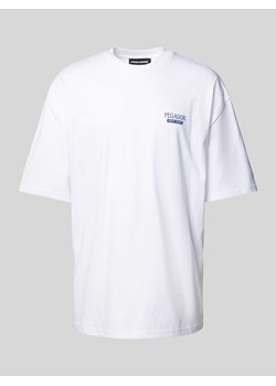 T-shirt o kroju oversized z nadrukiem z logo model ‘LANDON’ ze sklepu Peek&Cloppenburg  w kategorii T-shirty męskie - zdjęcie 173671719