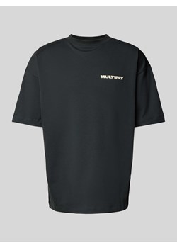 T-shirt o kroju oversized z nadrukiem z logo ze sklepu Peek&Cloppenburg  w kategorii T-shirty męskie - zdjęcie 173671769