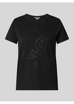 T-shirt z nadrukiem z logo ze sklepu Peek&Cloppenburg  w kategorii Bluzki damskie - zdjęcie 173671786