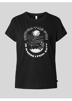 T-shirt z nadrukowanym motywem ze sklepu Peek&Cloppenburg  w kategorii Bluzki damskie - zdjęcie 173672019