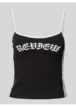Top na ramiączkach z nadrukiem z logo ze sklepu Peek&Cloppenburg  w kategorii Bluzki damskie - zdjęcie 173672255