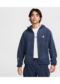 Męska bluza z zamkiem na całej długości Nike ACG „Wolf Tree” Polartec® - Niebieski ze sklepu Nike poland w kategorii Bluzy męskie - zdjęcie 173672796
