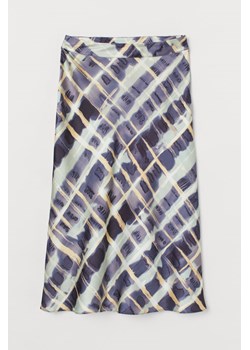 H & M - Satynowa spódnica - Niebieski ze sklepu H&M w kategorii Spódnice - zdjęcie 173672839
