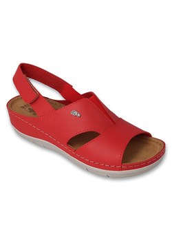 Befado obuwie damskie 158D262 czerwone ze sklepu ButyModne.pl w kategorii Sandały damskie - zdjęcie 173673296