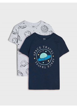 Sinsay - Koszulka 2 pack - szary ze sklepu Sinsay w kategorii T-shirty chłopięce - zdjęcie 173675649