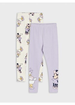 Sinsay - Legginsy 2 pack Myszka Minnie - fioletowy ze sklepu Sinsay w kategorii Spodnie dziewczęce - zdjęcie 173675698