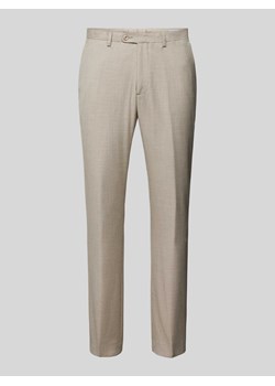 Spodnie do garnituru o kroju slim fit z fakturowanym wzorem ze sklepu Peek&Cloppenburg  w kategorii Spodnie męskie - zdjęcie 173677116