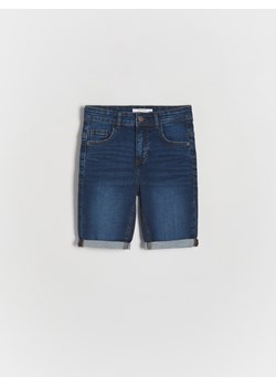 Reserved - Jeansowe szorty - granatowy ze sklepu Reserved w kategorii Spodenki chłopięce - zdjęcie 173677779