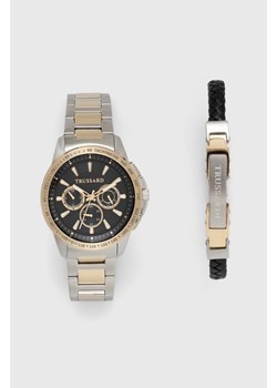 Trussardi zegarek i bransoletka kolor złoty R2453153003 ze sklepu ANSWEAR.com w kategorii Zegarki - zdjęcie 173678675