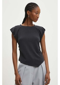 Answear Lab bluzka damska kolor czarny gładka ze sklepu ANSWEAR.com w kategorii Bluzki damskie - zdjęcie 173679145