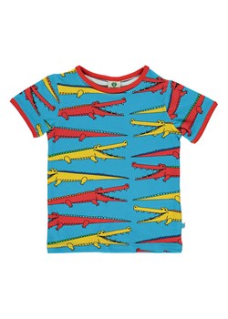 Småfolk Koszulka w kolorze turkusowym ze wzorem ze sklepu Limango Polska w kategorii T-shirty chłopięce - zdjęcie 173680376
