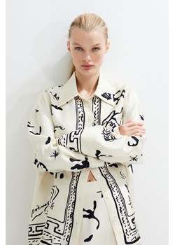 H & M - Koszula oversize - Beżowy ze sklepu H&M w kategorii Koszule damskie - zdjęcie 173683657