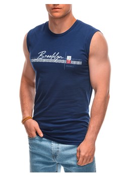 Bokserka męska z nadrukiem 1969S - granatowa ze sklepu Edoti w kategorii T-shirty męskie - zdjęcie 173683718